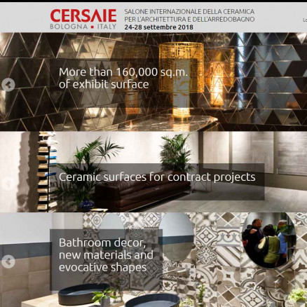 Cersaie Kakelmässa 24-28 september