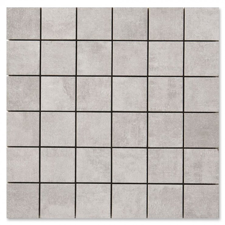 Mosaik Klinker Convers Grå Mat 30x30 (5x5) cm-1