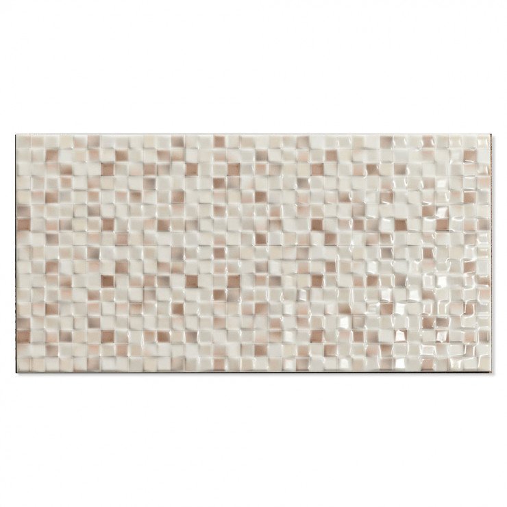 Vægflise Andros Beige Blank 25x50 cm-0