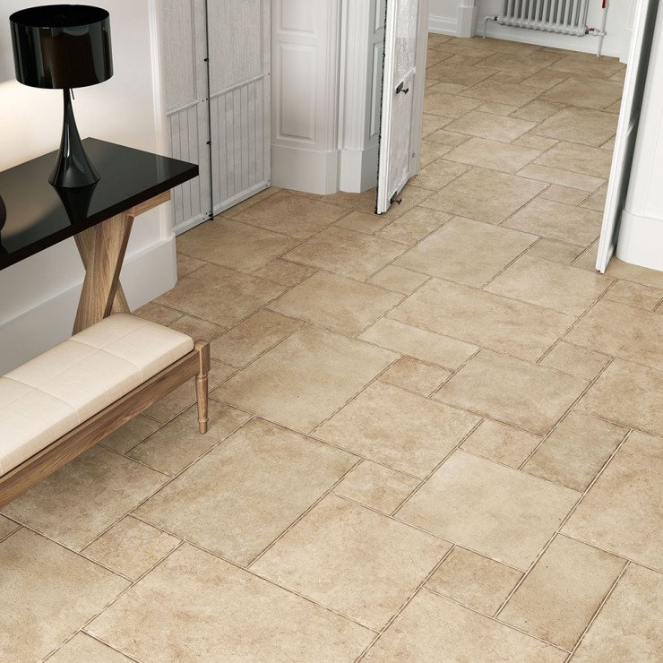 Klinker Borgogna Stone Beige Moduler Mat 44x66 cm-1