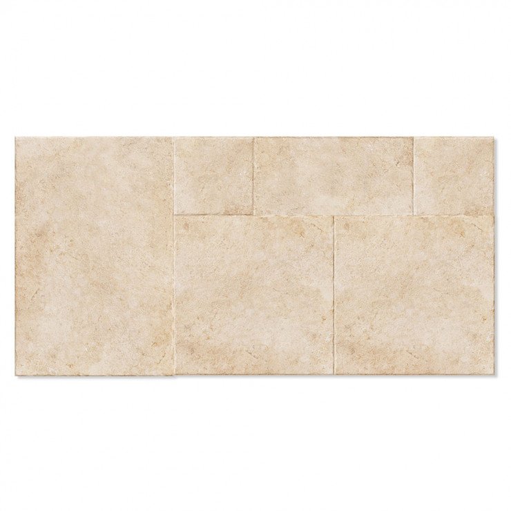 Klinker Borgogna Stone Beige Moduler Mat 44x66 cm-0