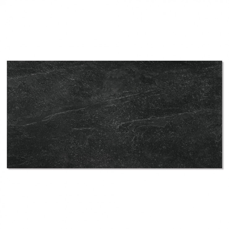 Klinker Slate Rock Sort Mat 30x60 cm-1