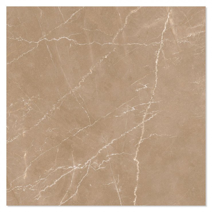 Marmor Klinker Bottocino Lysebrun Poleret 75x75 cm-1