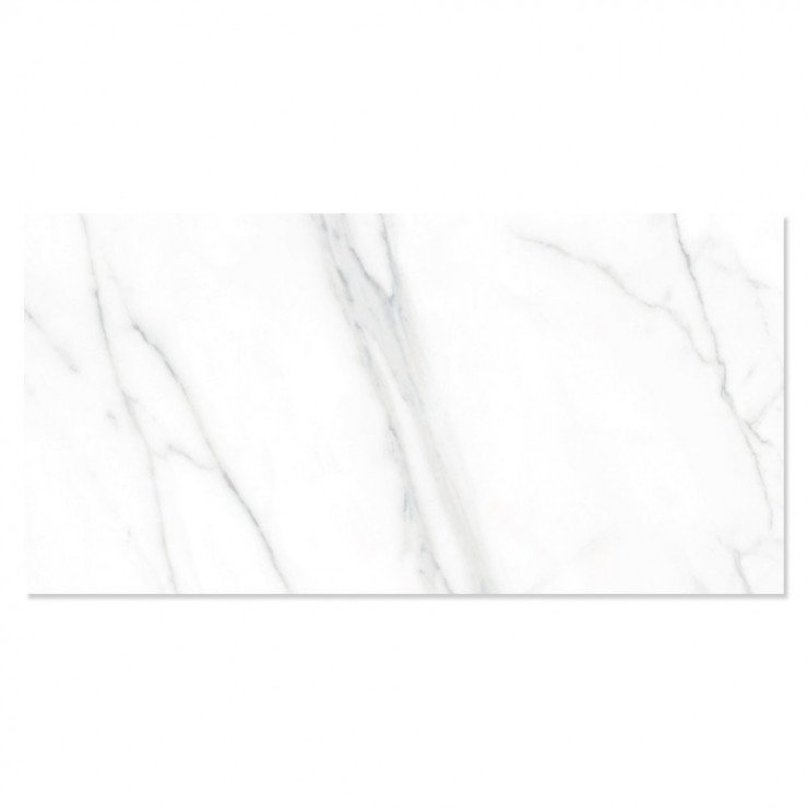 Marmor Klinker Florens Carrara Hvid Mat 60x120 cm-0