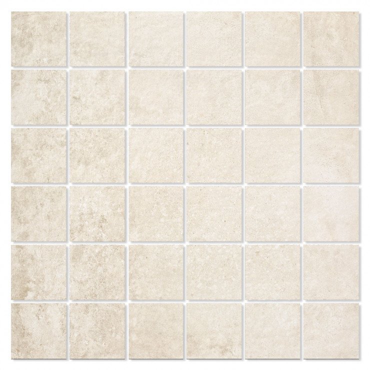 Mosaik Klinker Amstel Beige Mat 30x30 (5x5) cm-0