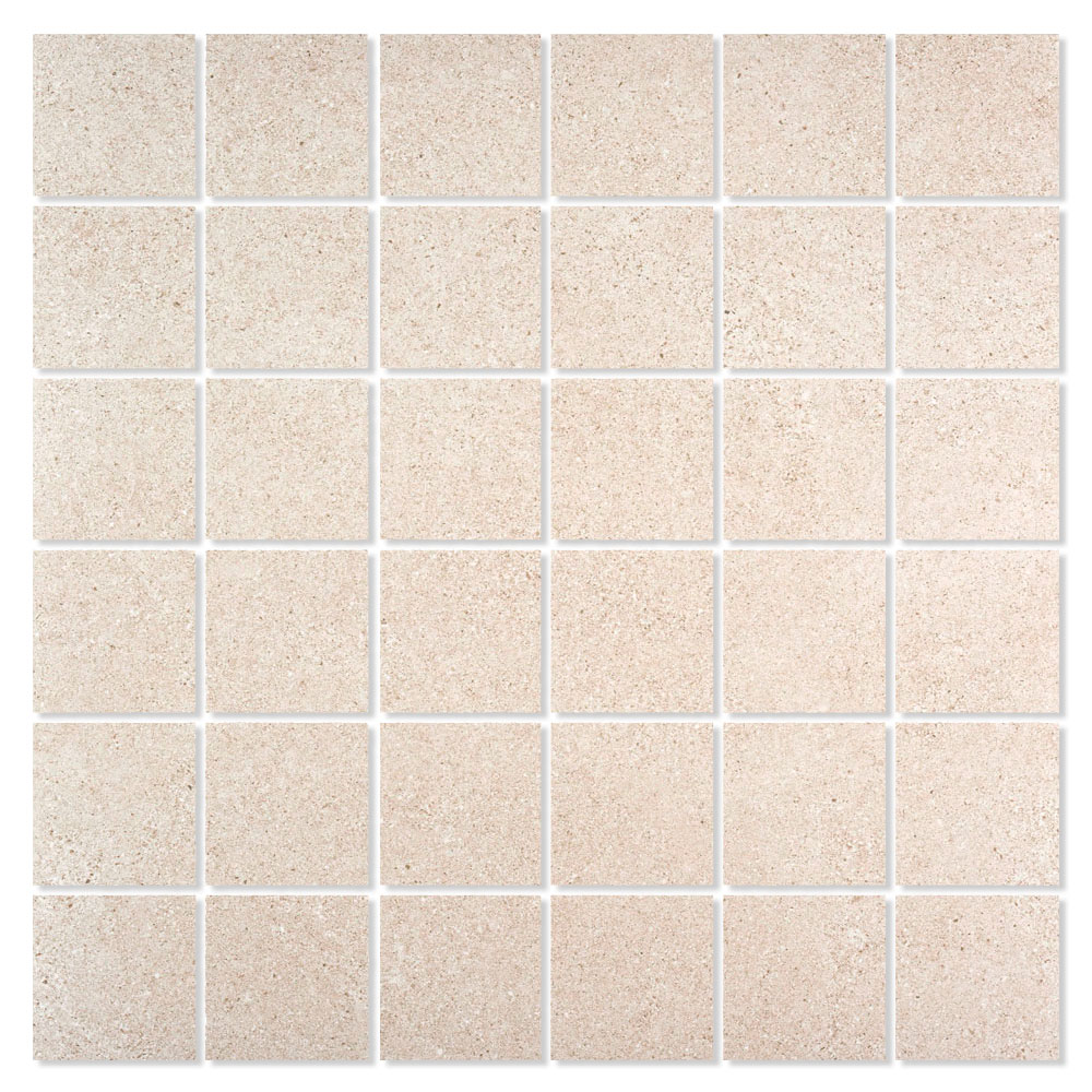 Mosaik Klinker Homestone Beige Mat 30x30 (5x5) cm