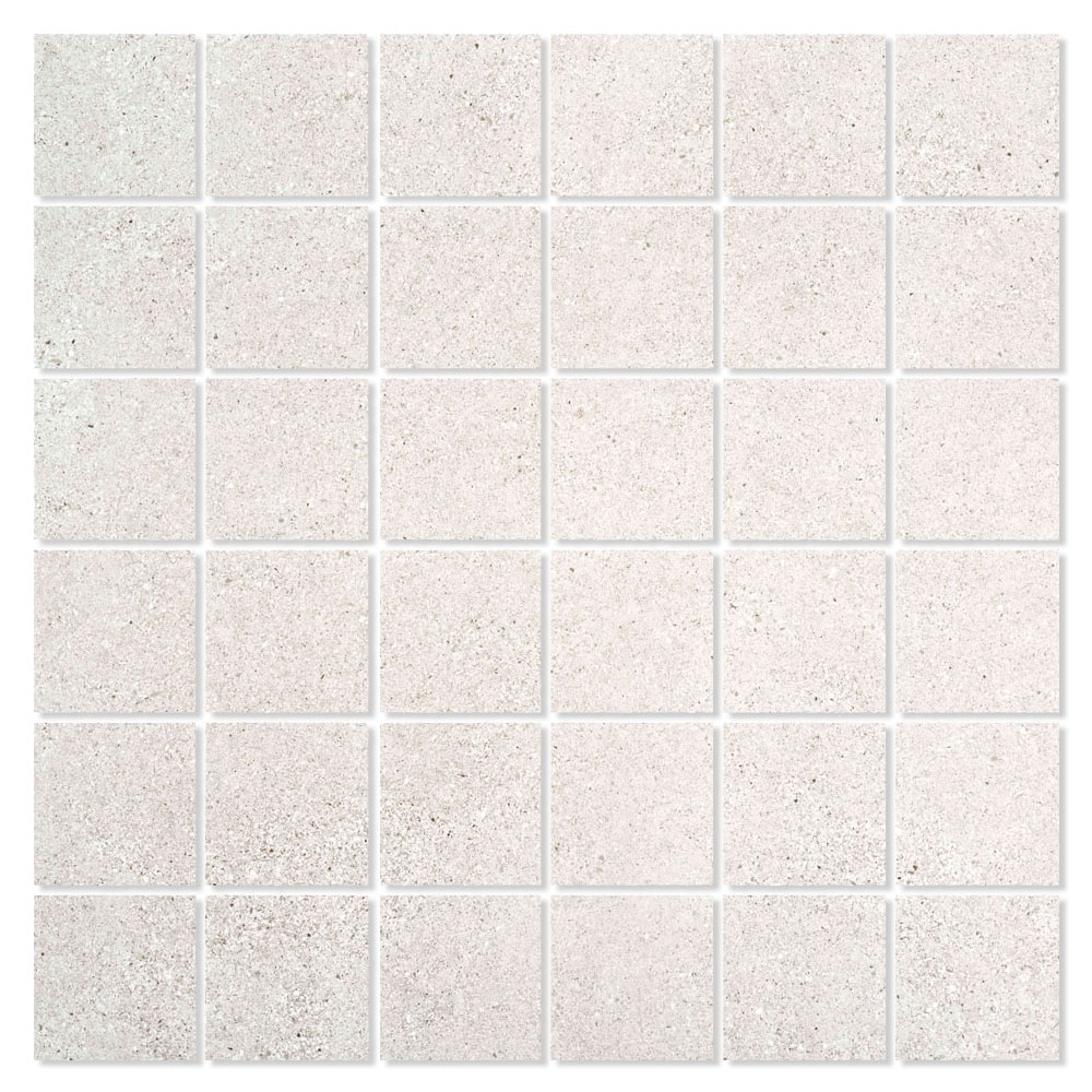 Mosaik Klinker Homestone Lysegrå Mat 30x30 (5x5) cm