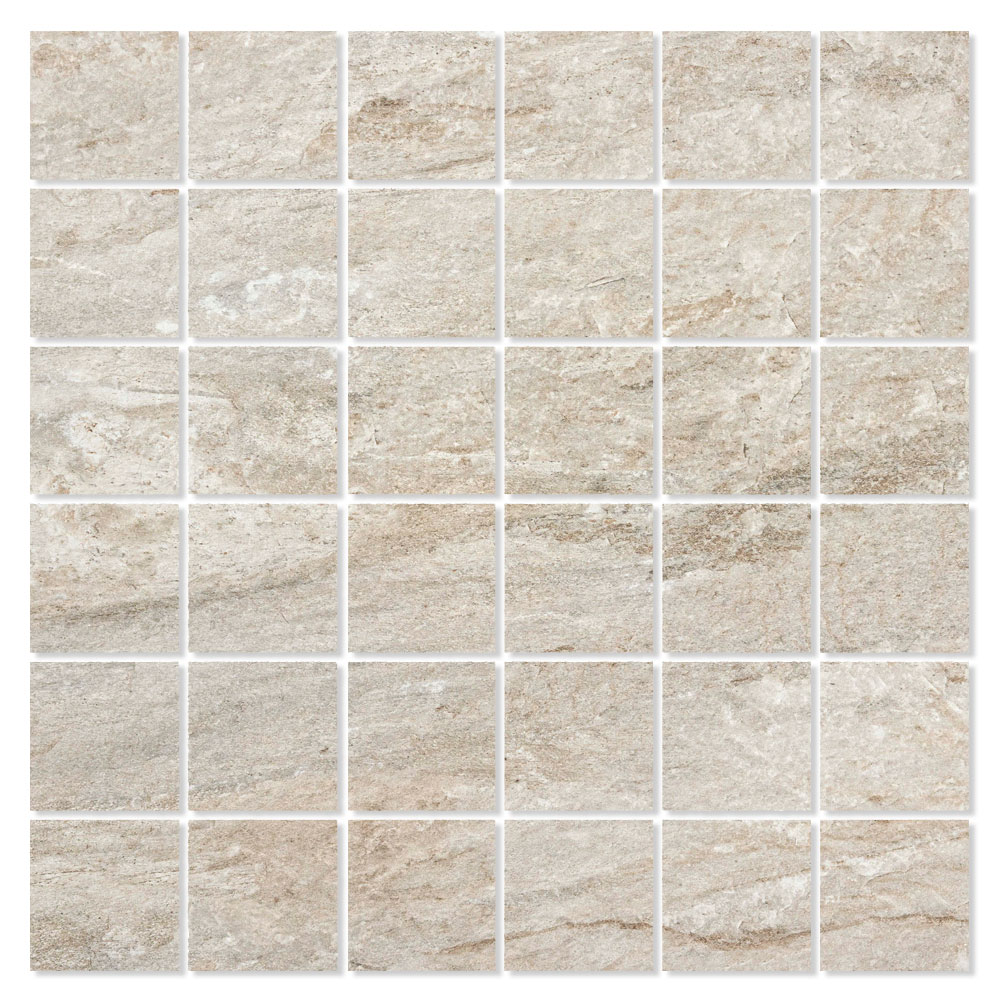 Mosaik Klinker Icaria Beige Mat 30x30 (5x5) cm