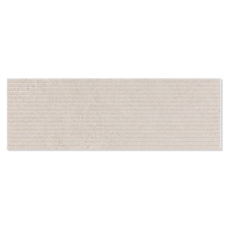 Dekor Vægflise Calcare Beige Mat-Relief 25x75 cm-0