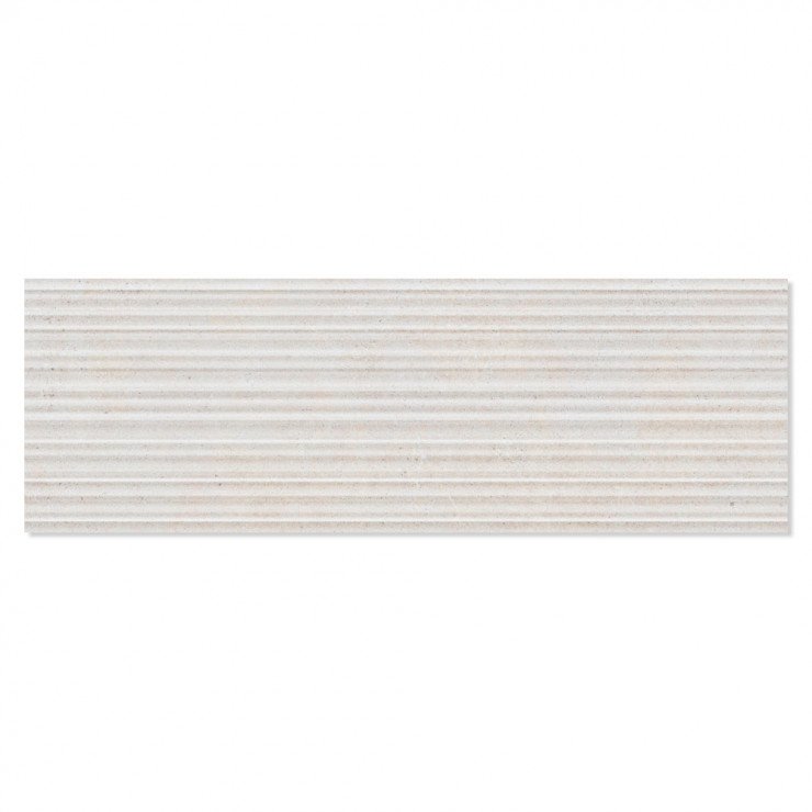 Dekor Vægflise Calcare Lys Beige Mat-Relief 30x90 cm-0