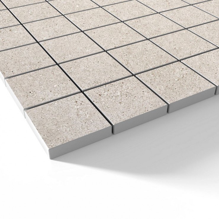 Mosaik Klinker Homestone Grå Mat 30x30 (5x5) cm-1