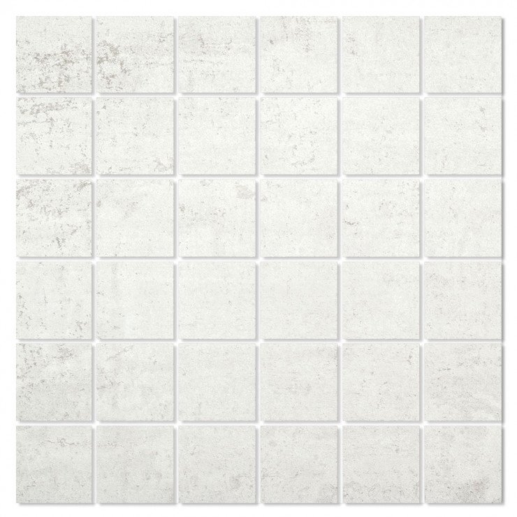 Mosaik Klinker Metalo Lysegrå Mat 30x30 (5x5) cm-0