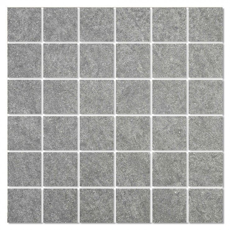 Mosaik Klinker Xtone Grå Mat 30x30 (5x5) cm-0