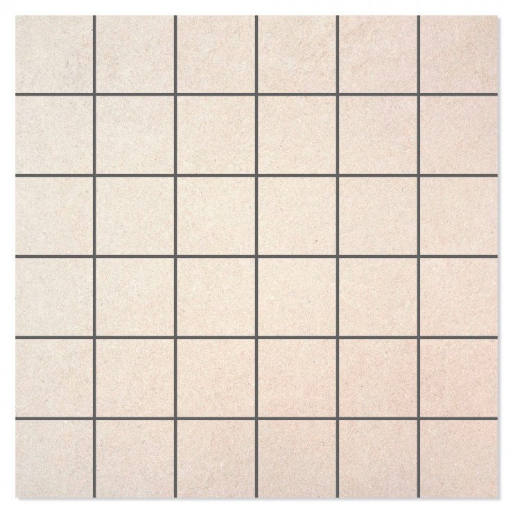 Mosaik Klinker Erawan Beige Mat 30x30 (5x5) cm-0