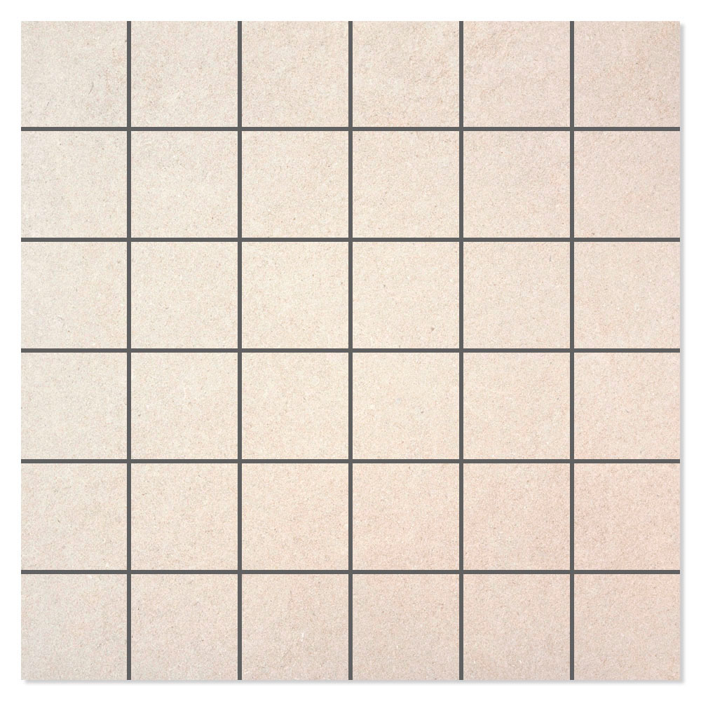 Mosaik Klinker Erawan Beige Mat 30x30 (5x5) cm