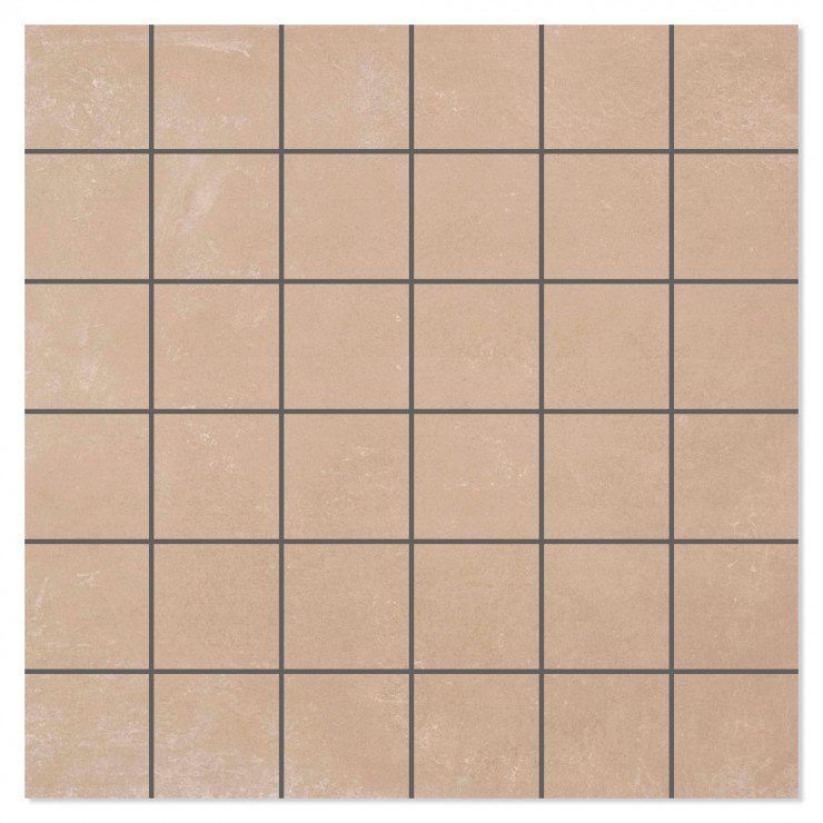 Mosaik Klinker Talent Brun Mat 30x30 (5x5) cm-0