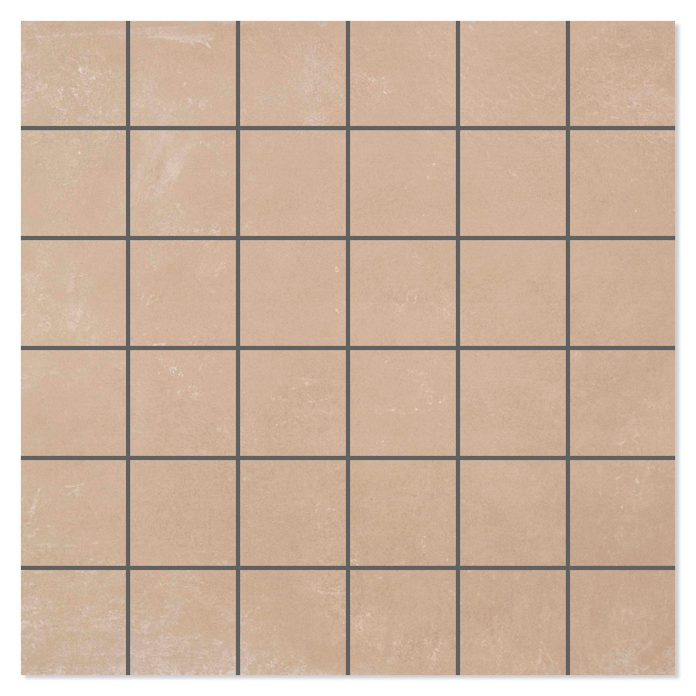 Mosaik Klinker Talent Brun Mat 30x30 (5x5) cm