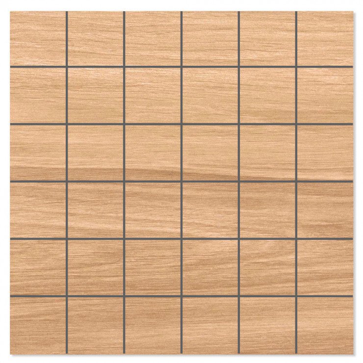 Mosaik Træklinker Kimberley Beige Mat 30x30 (5x5) cm-0