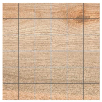 Mosaik Træklinker <strong>Sabik</strong>  Beige Mat 30x30 (5x5) cm