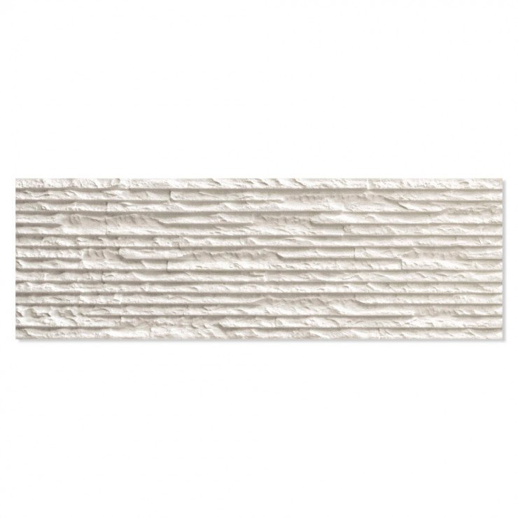 Klinker Iguazu Hvid Mat-Relief 21x63 cm-0