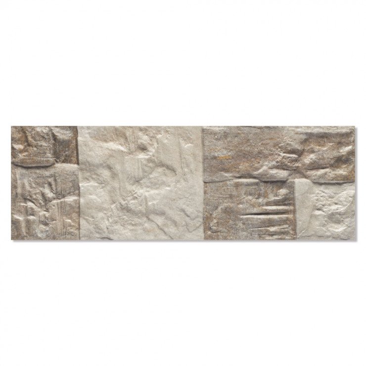 Klinker Marlstone Beige-Brun Mat-Relief 21x63 cm-1