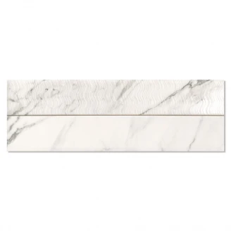 Marmor Klinker Venato Hvid Mat 21x63 cm-2