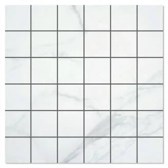 Marmor Mosaik Klinker Purity Hvid Mat 30x30 (5x5) cm-2