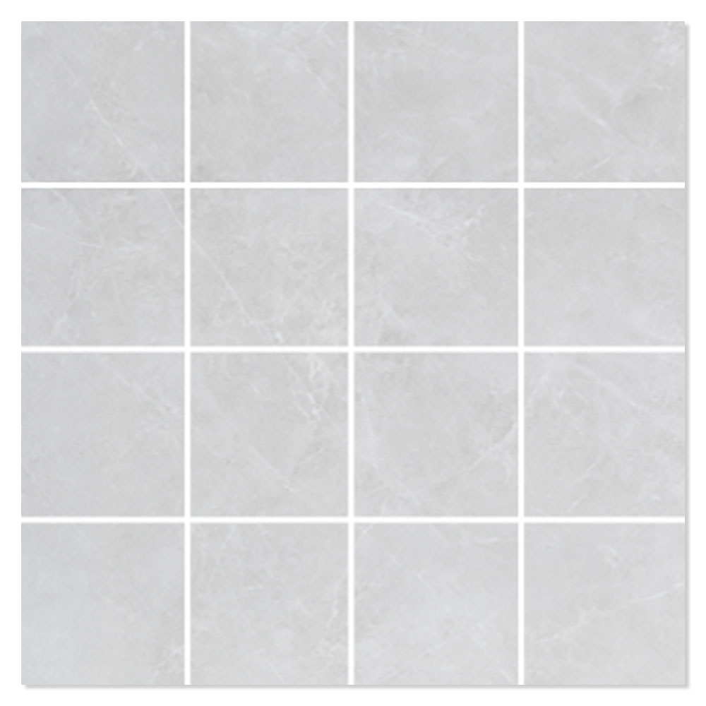 Marmor Mosaik Klinker Trento Perla Poleret 30x30 (7x7) cm