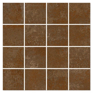 Mosaik Klinker Capanne Brun Halvpoleret 30x30 (7x7) cm-2