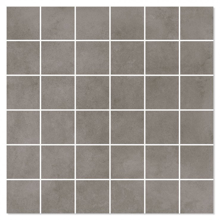 Mosaik Klinker Nord Grå Mat 30x30 (5x5) cm-1