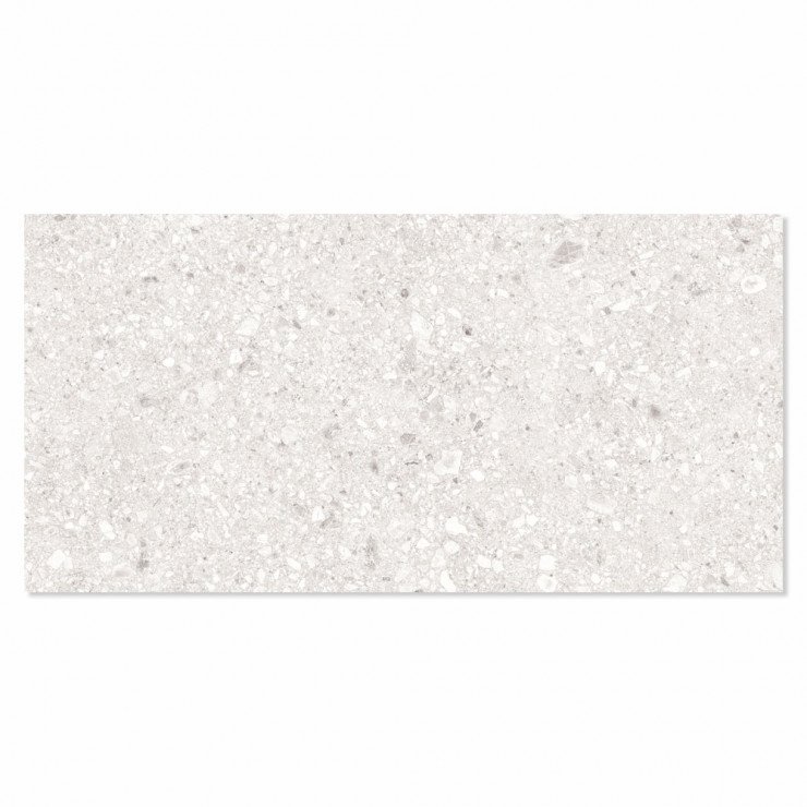 Klinker Terrazzo Italia Hvid Mat 61x122 cm-1