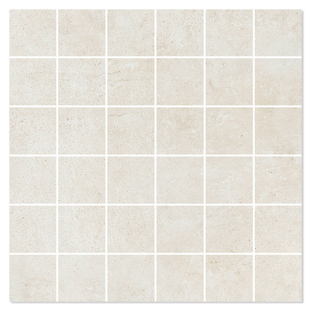 Mosaik Klinker Marvel Pro Hvid Mat 30x30 (5x5) cm