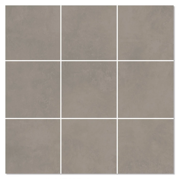 Mosaik Klinker Montana Brun Mat 30x30 (10x10) cm-0