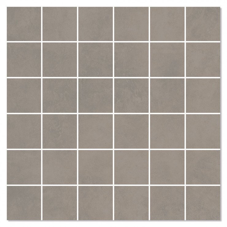 Mosaik Klinker Montana Brun Mat 30x30 (5x5) cm-0