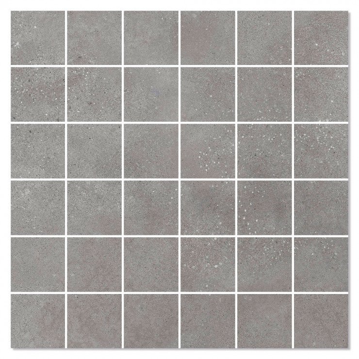 Mosaik Klinker Concreto Grå Mat 30x30 (5x5) cm-0