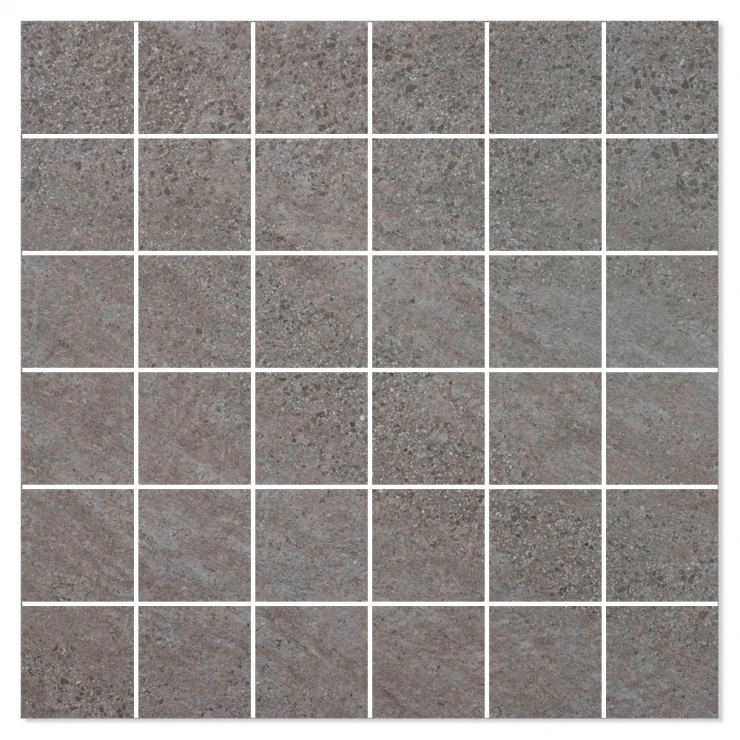 Mosaik Klinker Lumina Stone Mørkegrå Mat 30x30 (5x5) cm-0