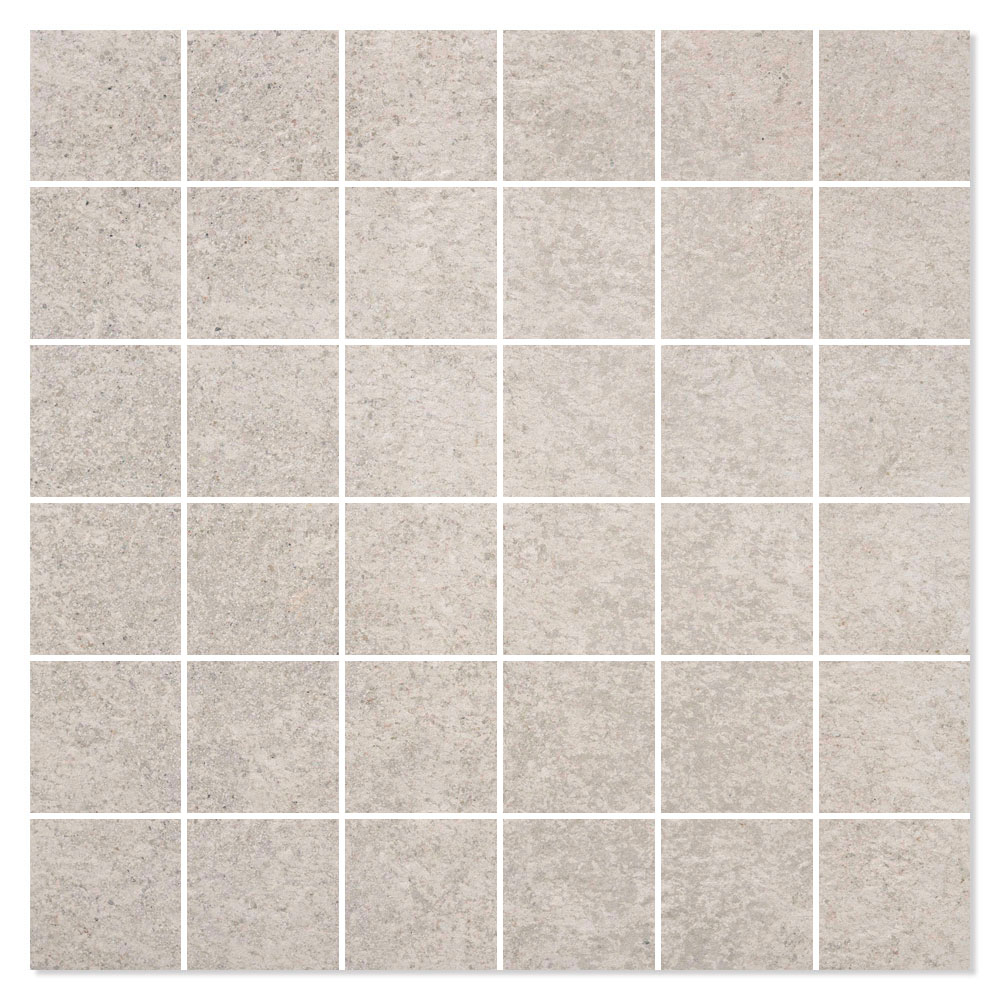 Mosaik Klinker Lumina Stone Grå Mat 30x30 (5x5) cm