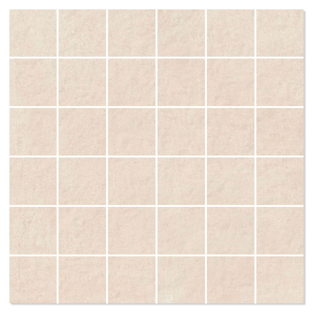 Mosaik Klinker Crossover Beige Mat 30x30 (5x5) cm