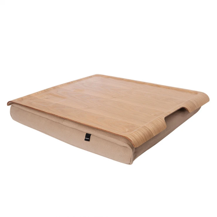 Bosign Laptray Træ Matt 38.0x46.0 cm Beige Pude-1