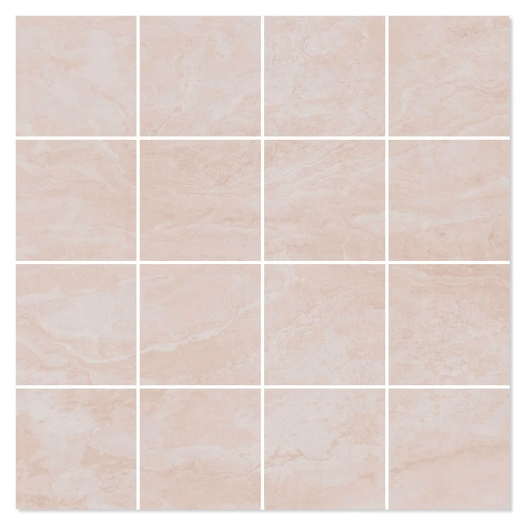 Mosaik Klinker Trendtime Beige Mat 30x30 (7x7) cm-0