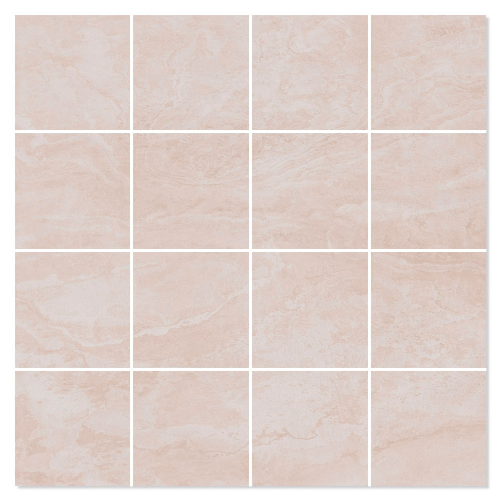 Mosaik Klinker Trendtime Beige Mat 30x30 (7x7) cm