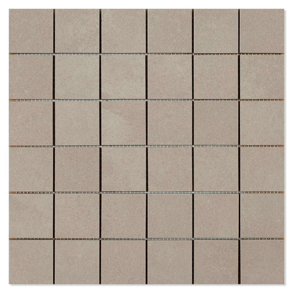 Mosaik Klinker Seta Brun Mat 30x30 (5x5) cm