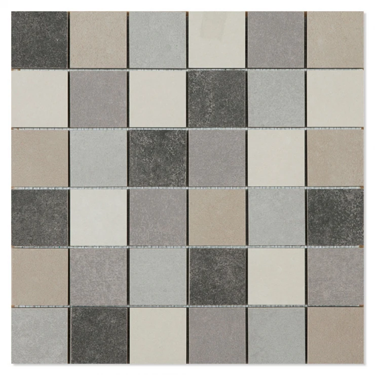 Mosaik Klinker Seta Blande Mat 30x30 (5x5) cm-0