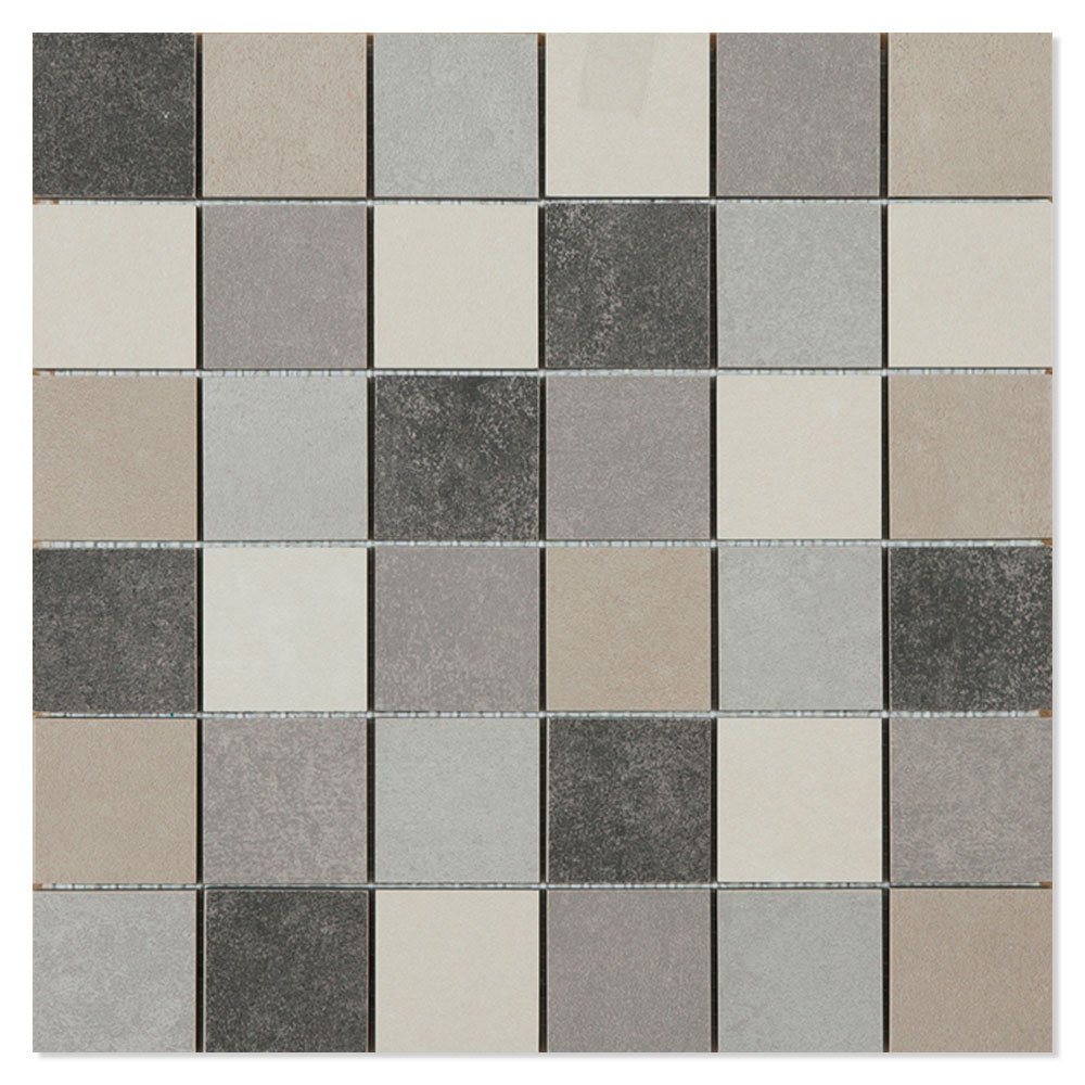 Mosaik Klinker Seta Blande Mat 30x30 (5x5) cm