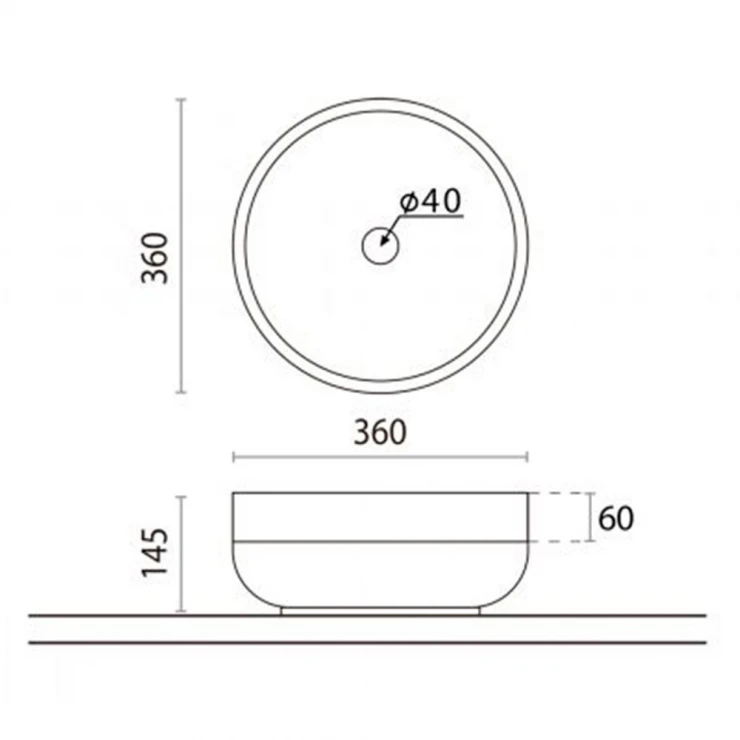 Bathco Håndvask Solid Surface Lucca Hvid Dekor Grå Træ-1