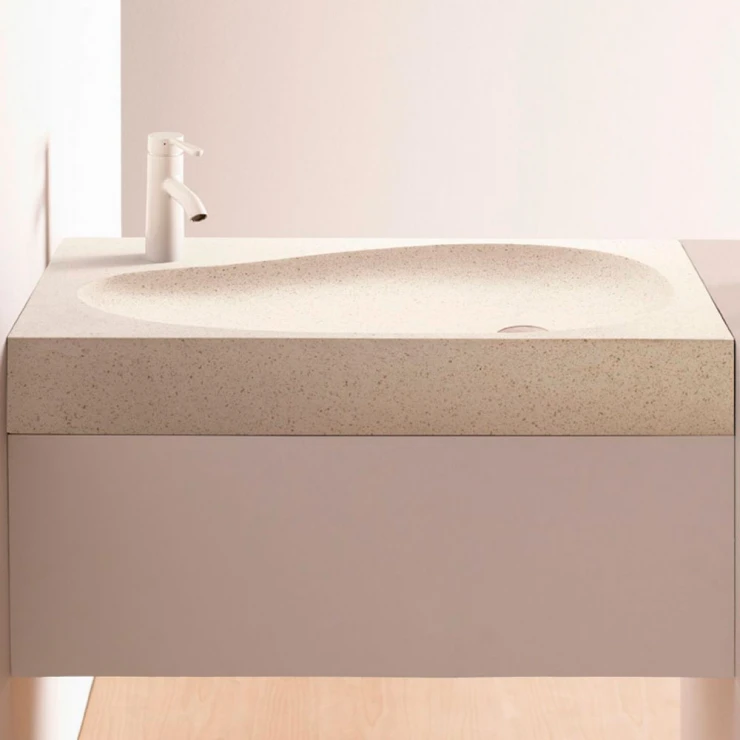 Bathco Håndvask Terrazzo Bath Beranga Beige-0