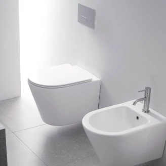 Bathco Væghængt Toilet Antequera Hvid Glat-2