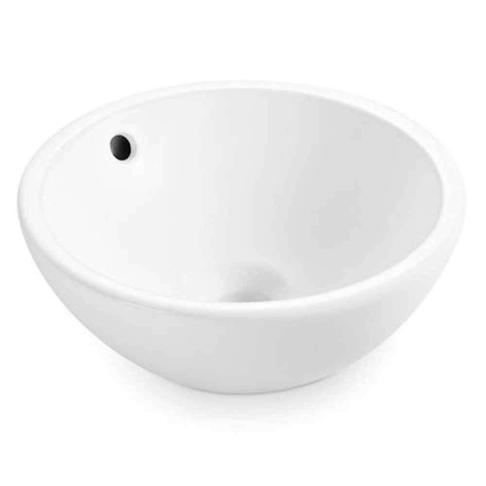 Bathco Håndvask Castellon C Hvid Glat 35 cm