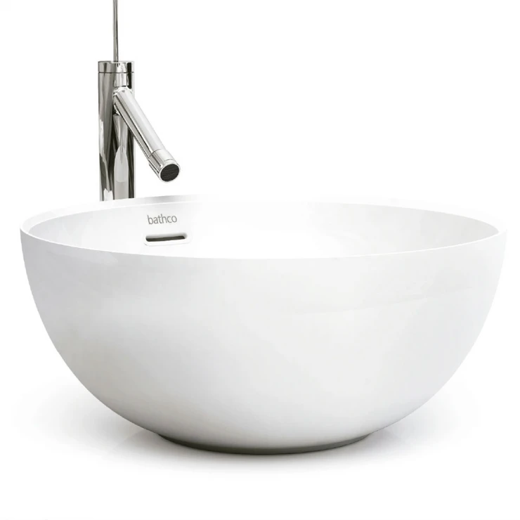 Bathco Håndvask Bari Hvid Glat 37 cm-1