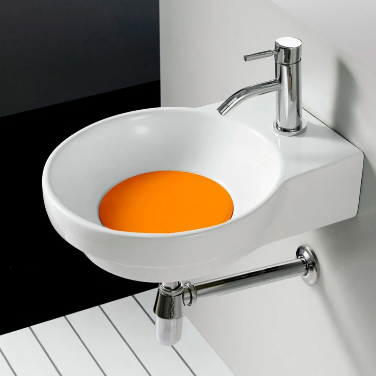 Bathco Låg Til Håndvask Marsella, Farve Orange 40 cm-0